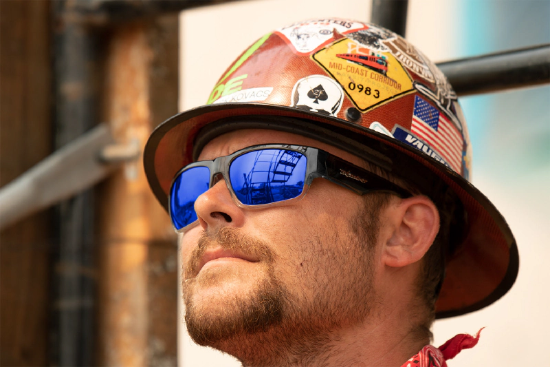 TIGER Safety - Polarized Blue Mirror Crystal 5
