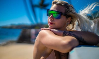 BUZZ Bomb Safety - Polarized Green Mirror Crystal 7