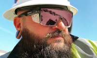 BUZZ Bomb Safety - Polarized Rose Gold Mirror Crystal 7