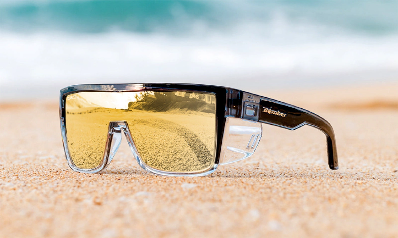 BUZZ Bomb Safety - Gold Mirror Crystal 6