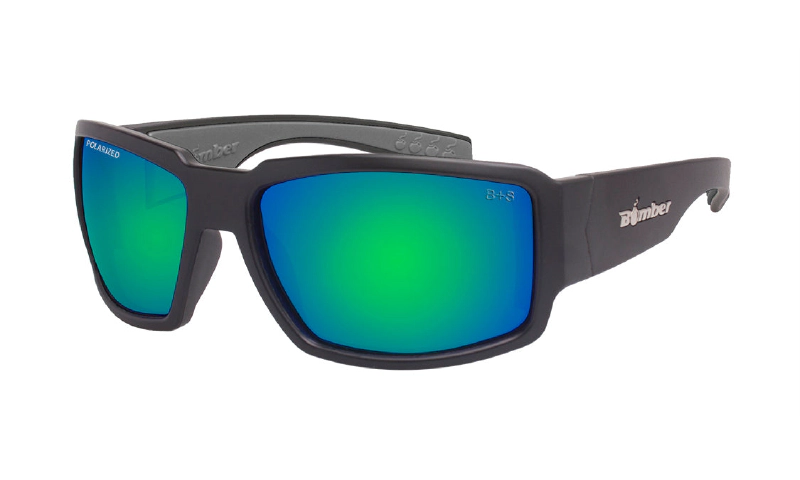 BOOGIE Safety - Polarized Green Mirror Black 1