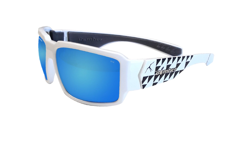BOOGIE Safety - Polarized Ice Blue Mirror White Mana Series 2