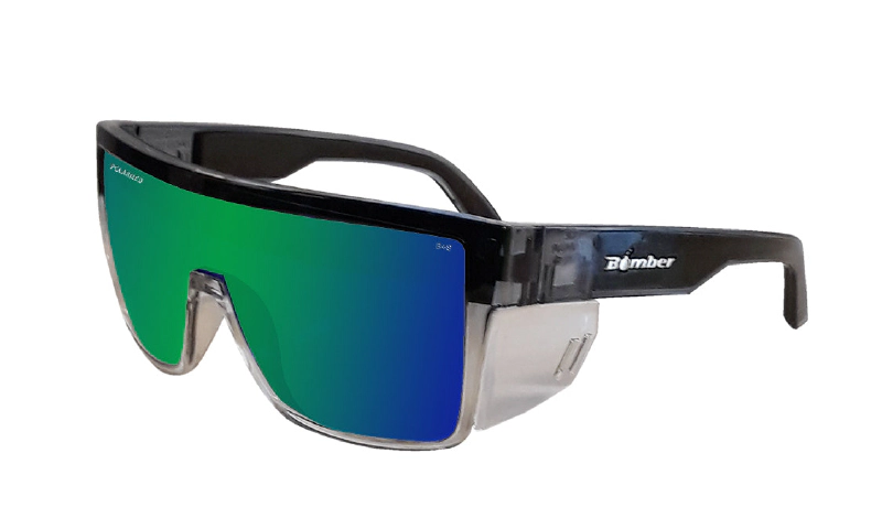 BUZZ Bomb Safety - Polarized Green Mirror Crystal 1