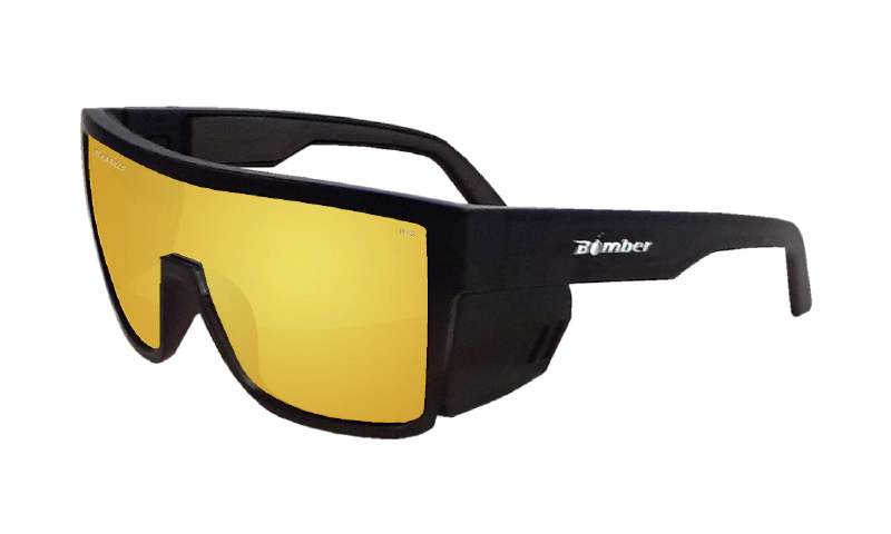 BUZZ Bomb Safety - Polarized Gold Mirror 1