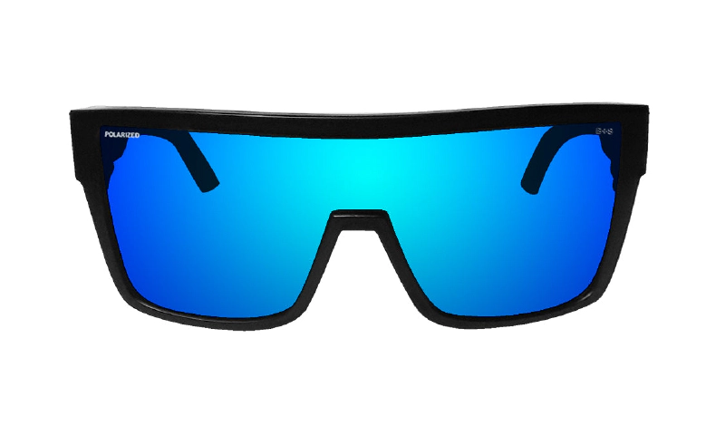 BUZZ Bomb Safety - Polarized Ice Blue Mirror Black 2