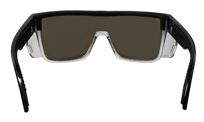 BUZZ Bomb Safety - Polarized Rose Gold Mirror Crystal 3