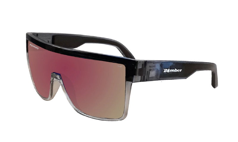 BUZZ Bomb Safety - Polarized Rose Gold Mirror Crystal 4