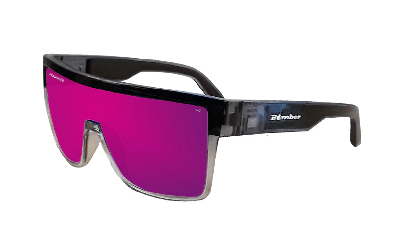 BUZZ Bomb Safety - Polarized Sunset Revo Pink Mirror Crystal 4