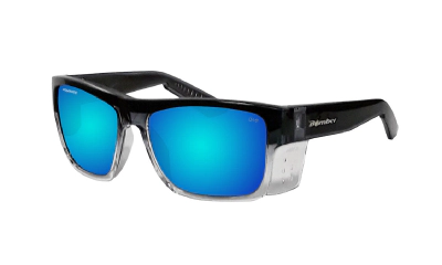CLUTCH Safety - Polarized Ice Blue Mirror Crystal 1