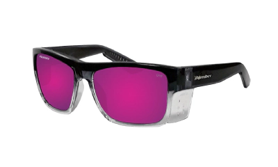 CLUTCH Safety - Polarized Revo Pink Mirror Crystal 1 CLUTCH Safety - Polarized Revo Pink Mirror Crystal 1