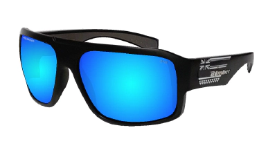 MEGA Safety - Polarized Ice Blue Mirror Aloha series 1