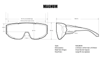 MAGNUM Safety - Polarized Ice Blue Mirror Crystal 5