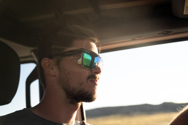 BUZZ Bomb Safety - Polarized Green Mirror Crystal 6