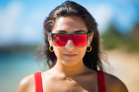 BUZZ Bomb Safety - Red Mirror Crystal 7