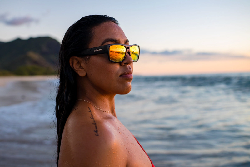 IRIE - Polarized Red Mirror Black 7