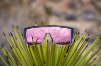 BUZZ Bomb Safety - Polarized Rose Gold Mirror Crystal 9