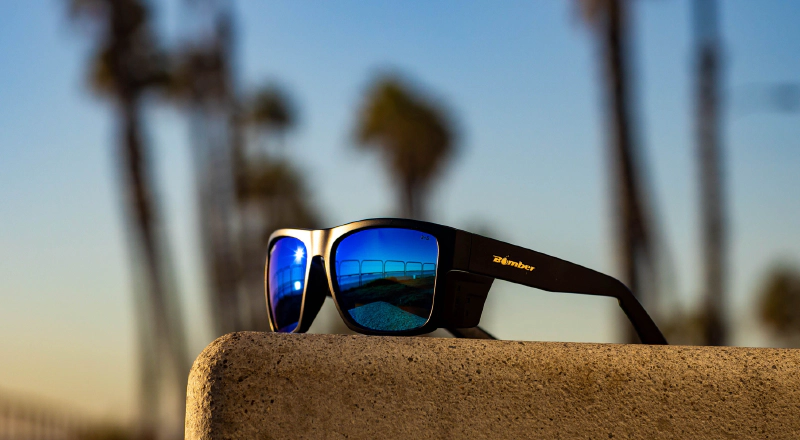 CLUTCH Safety - Polarized Ice Blue Mirror 10