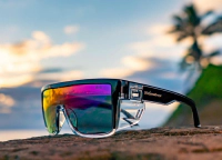 BUZZ Bomb Safety - Polarized Sunset Revo Pink Mirror Crystal 7
