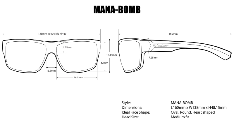 MANA Safety - Polarized Blue Mirror 5
