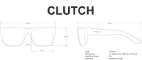 CLUTCH Safety - Polarized Ice Blue Mirror 13