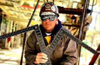 BUZZ Bomb Safety - Polarized Silver Mirror Crystal 7